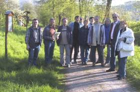 Auf dem Obstlehrpfad